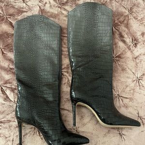 Shutz Maryana Casual Leather Boot, 8.5, Black